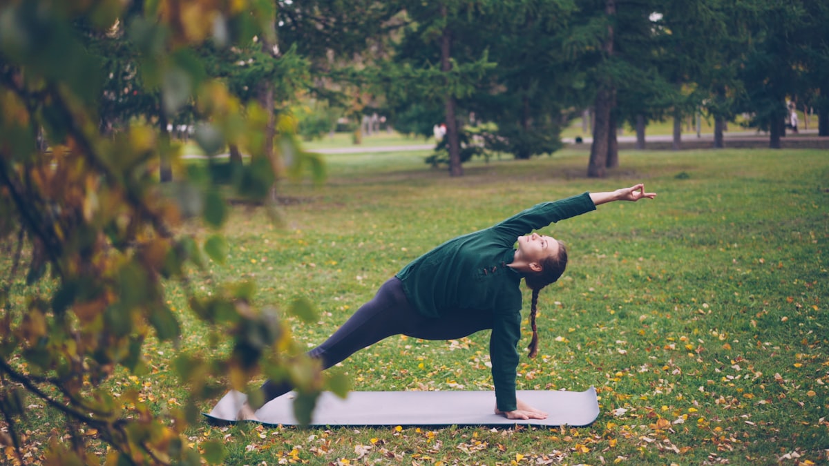 Mature man enjoying improved flexibility and mobility