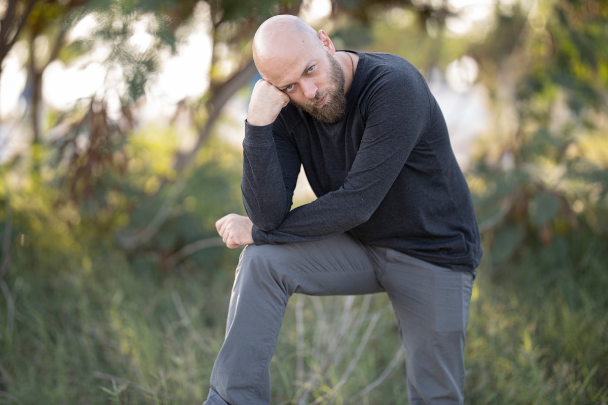 Hip opener flexibility movement for aging men